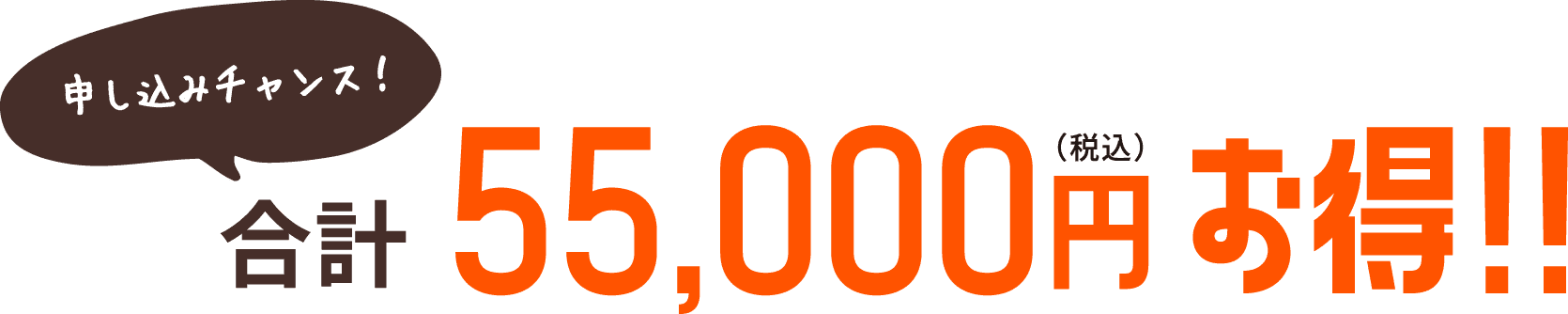 合計66,000円お得!!